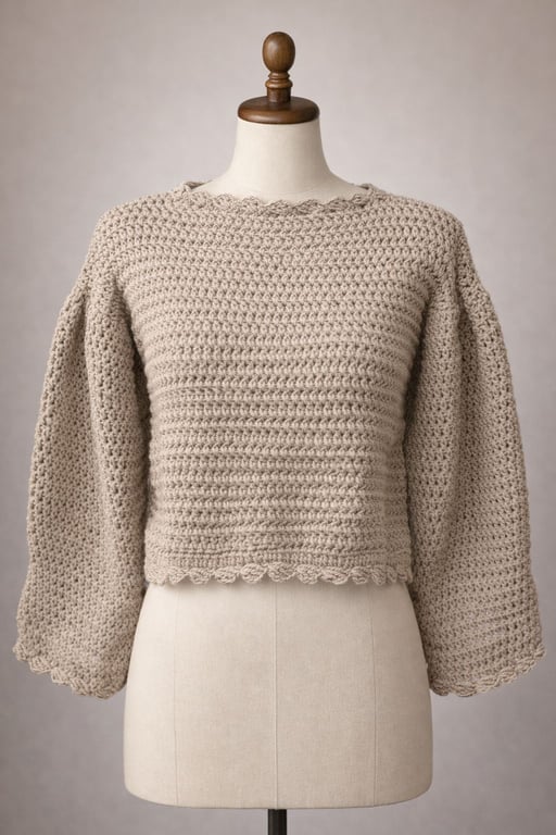 Handmade Crochet Sweater