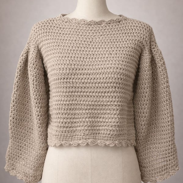 Handmade Crochet Sweater