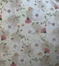 Square Cushion in a Floral Pink & Beige cotton & linen fabric - Home Decor - Image 6