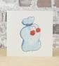 Blank Card Hot Water Bottle Eco Friendly - Image 1