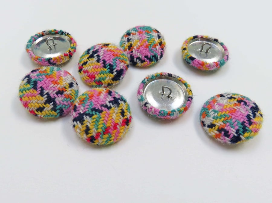 Sold - Lambswool Covered Buttons