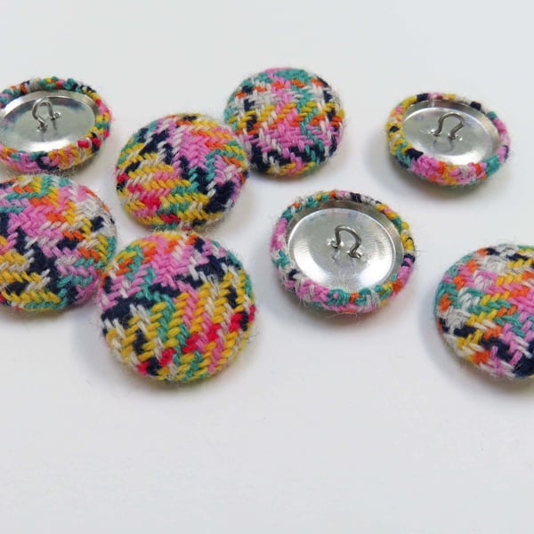 Sold - Lambswool Covered Buttons