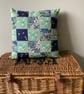 Patchwork Bee and Flower Cushion - Image 3