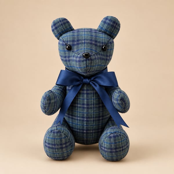 Handcrafted Memory Bear - Made From Loved Ones Clothing