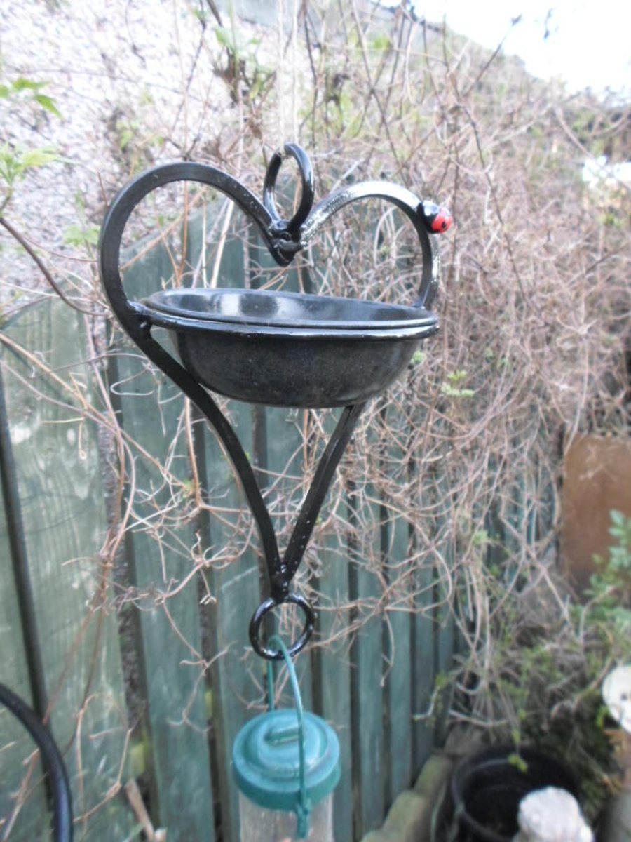 Hanging Bird Bath.........................................Bird Feeder