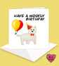 Westie Birthday card, west highland terrier dog - Image 2
