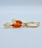 Amber & Citrine Earrings, November Birthday, Scorpio, Anniversary, Gifts For Her - Image 3