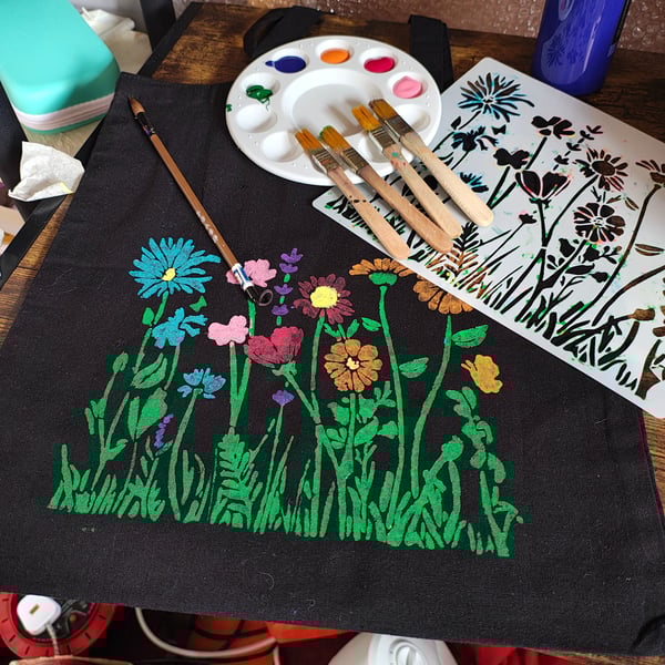 Hand painted tote bags 