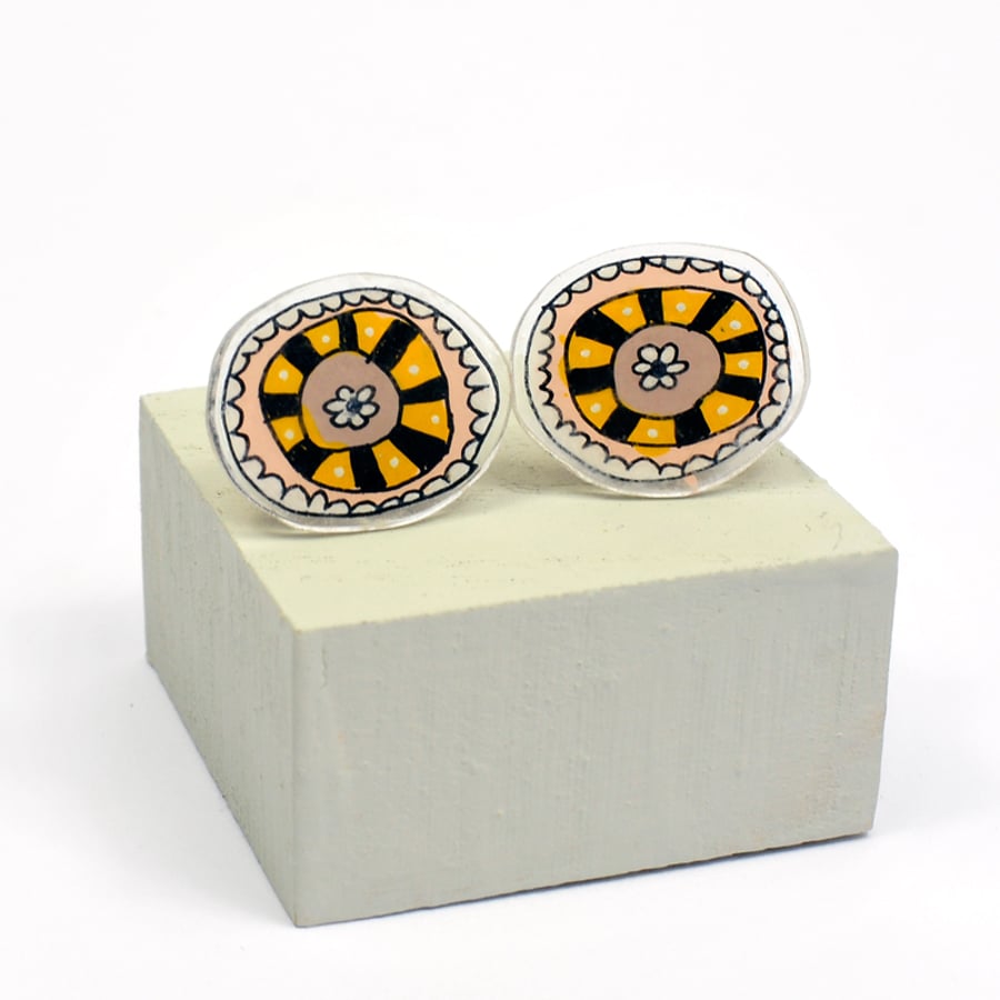 'DoilyFlowers' Ear studs