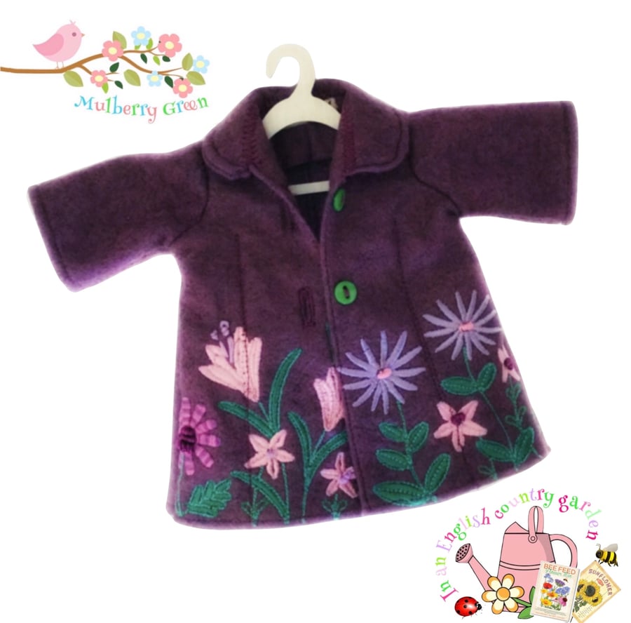 Meadow Flowers Embroidered Coat