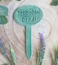 Probably Dead! Ceramic Herb Plant Marker