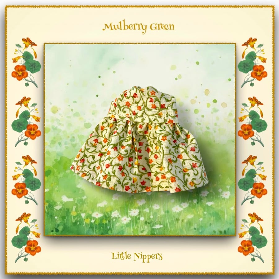 Little Nippers Orange Flowered Dress