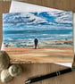  Beach Solitude  all occasion  Art Card  - Image 1