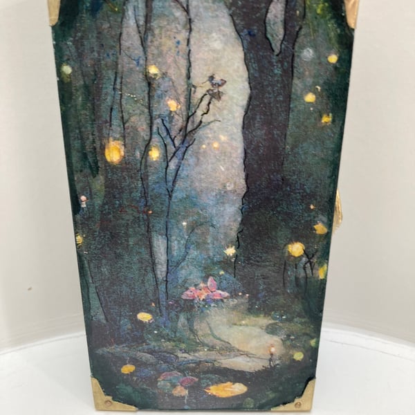Enchanted Forest Tarot Keepsake Box Fairy Themed Jewellery Trinket Box 
