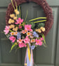 Summer Meadow Wildflower Grapevine Wreath