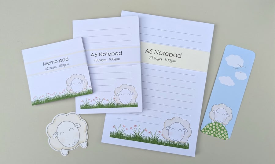 Sheep stationery gift set