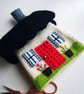 Pretty Felt Cottage Needle Case - Image 1