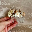 Handmade Seashell Hair Comb – Coastal Mermaid Hair Accessory