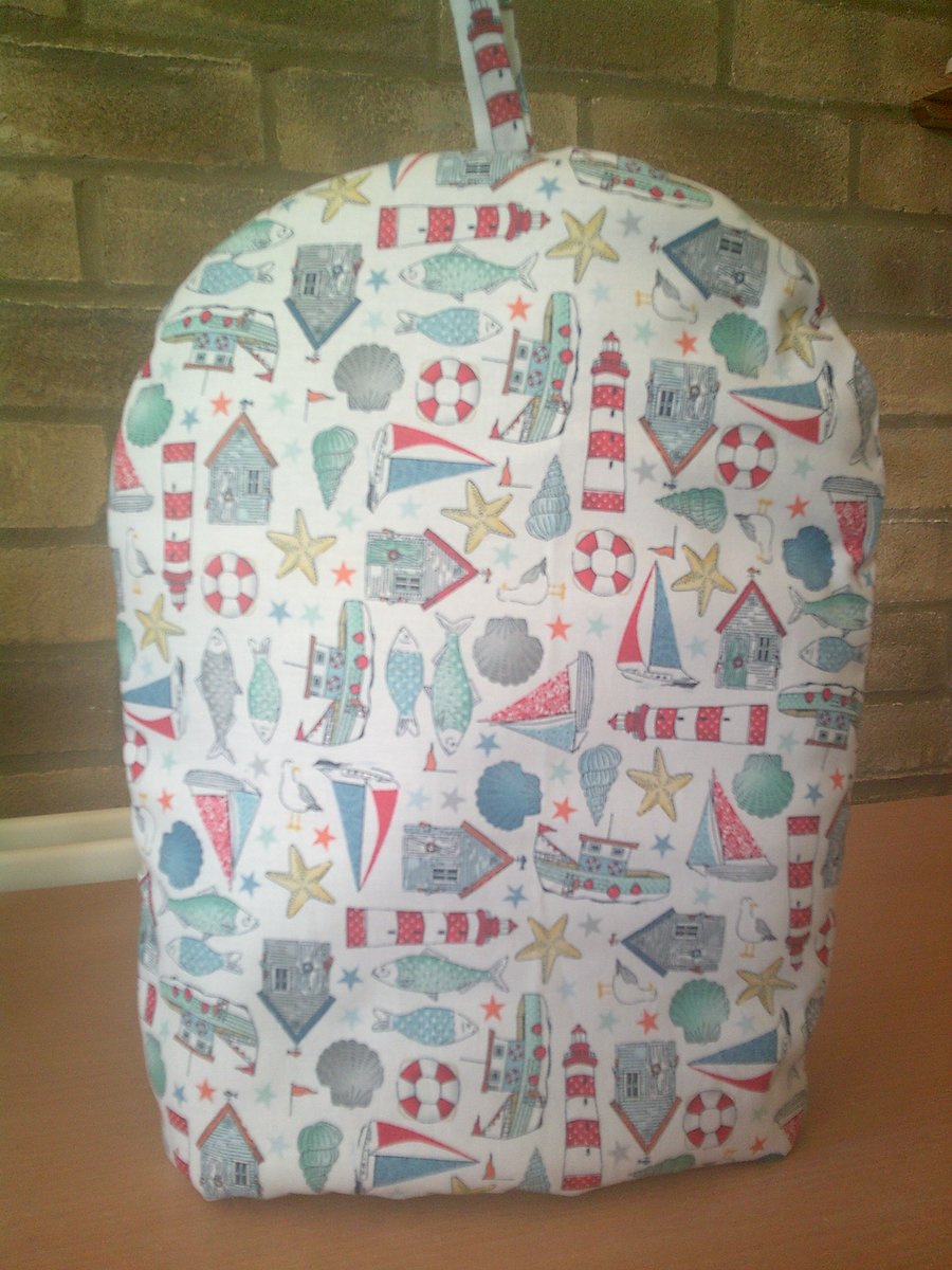 Seaside Themed Large Coffee Pot Cosy