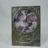 Swan pewter photo frame