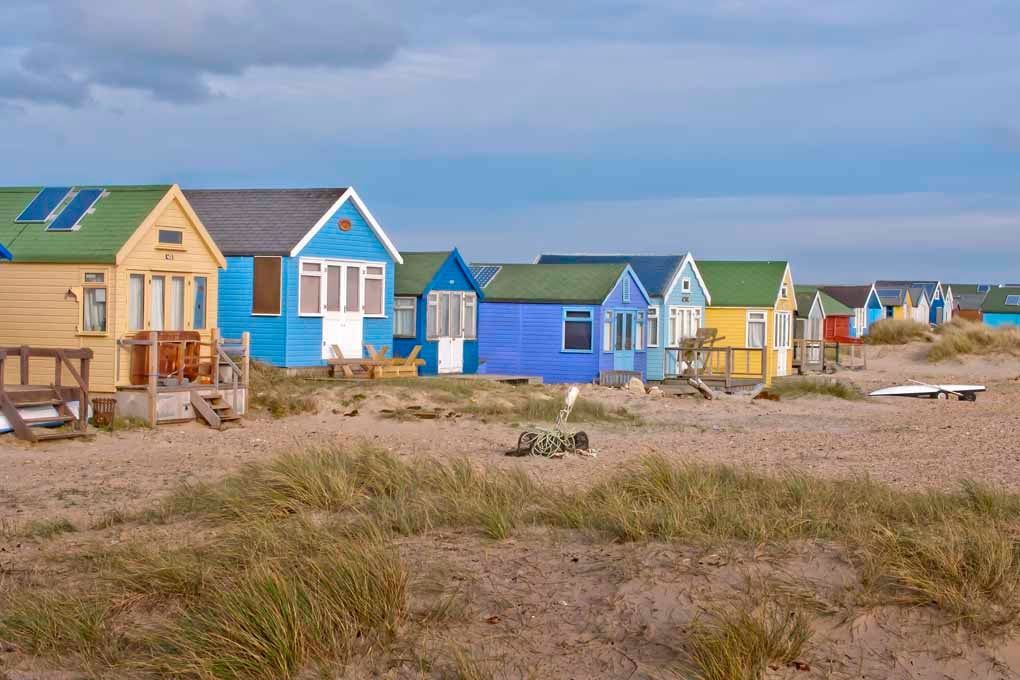 Beach Huts Hengistbury Head Dorset England Photograph Print