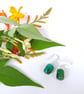Turquoise Coloured Magnesite Gemstone Drop Earrings Sterling Silver - Image 2