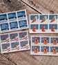Christmas Set 2 Envelope Stickers Pack - 24 mini stickers - Image 1