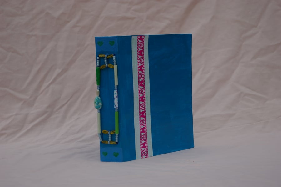 Note Book or Journal Handmade in Blue