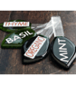 Handmade Fused Glass Leaf Shaped Plant Name Label  - Image 5