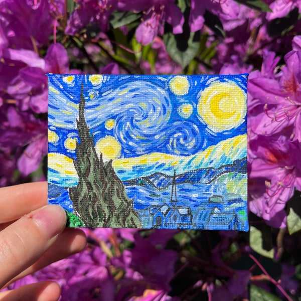 Van Gogh’s ‘Starry Night’ - mini painting