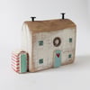 Handmade Wooden Coastal House with Teeny Shed