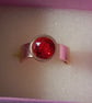 Light Siam Solitaire Swarovski Ring - Image 2