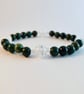 Bloodstone And Rock Crystal Bracelet - Handmade In Devon - Image 2