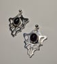Sterling silver and black onyx earings - Image 4
