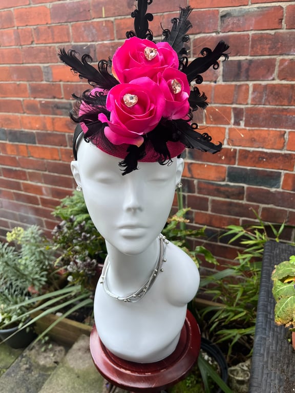 Beautiful Handmade hat, Hat for the Races, Hats for Ascot, Special Occasion Hats
