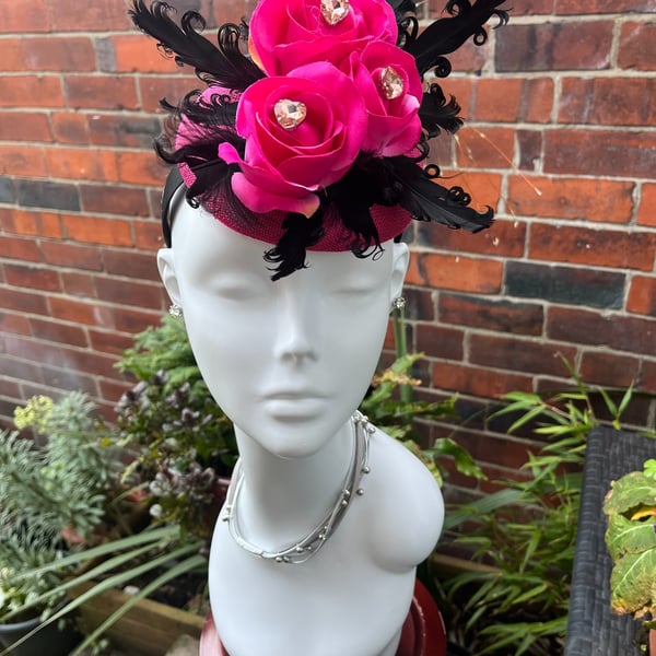Beautiful Handmade hat, Hat for the Races, Hats for Ascot, Special Occasion Hats