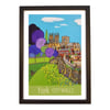 York City Walls - black frame