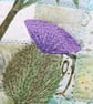 Thistle Kit  Art Quilt Wall Hanging  - Image 3
