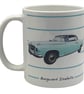 Borgward Isabella 1960 - 11oz Ceramic Mug - Plain or Design with Lines