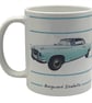 Borgward Isabella 1960 - 11oz Ceramic Mug - Plain or Stripe Design - Image 1