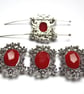 Connector with red cabochon - Image 1