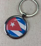 Cuba Flag Keyring