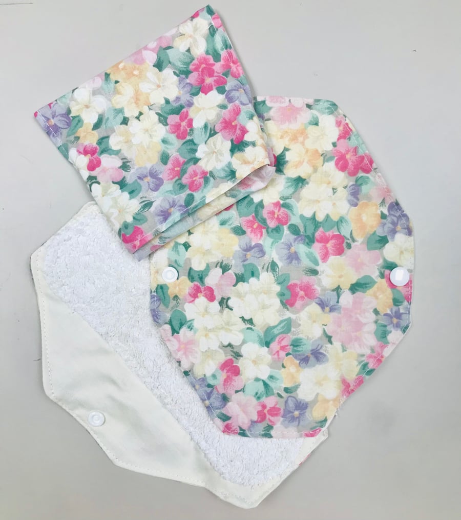 Reusable Sanitary pads for Light to Medium flow and Pouch