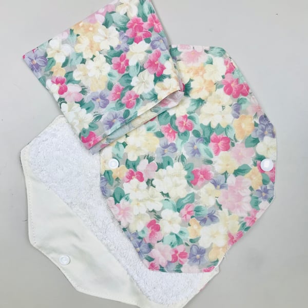 Reusable Sanitary pads for Light to Medium flow and Pouch