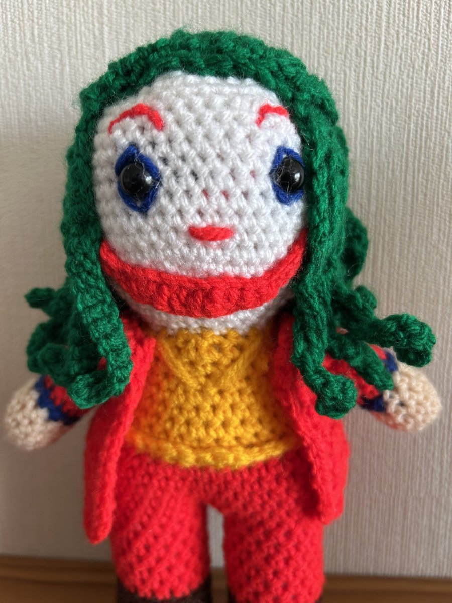The Joker Crocheted Doll 