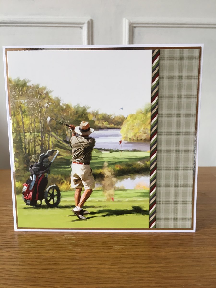 Golf Birthday Card