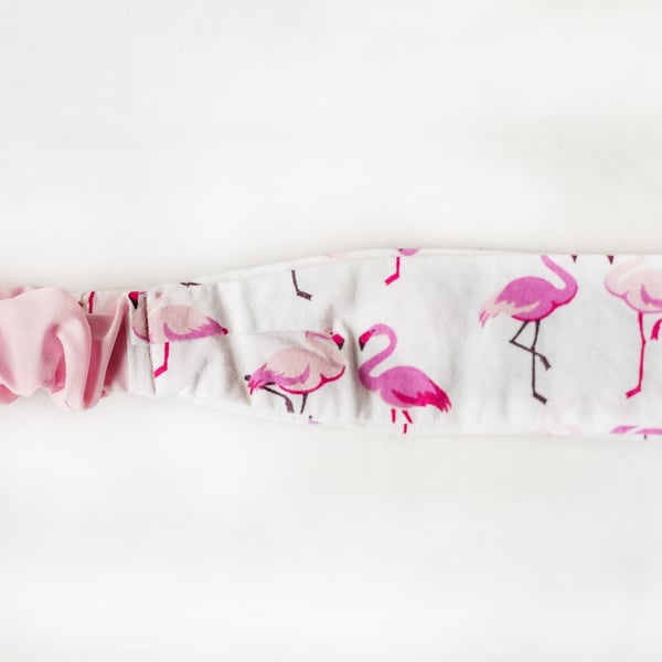 Fun tropical flamingo headband