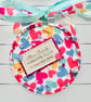 Personalised Teacher gift Heart Hoop It Takes a Big Heart Quote End of Term Gift