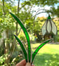 Stained Glass Snowdrop Suncatcher - Handmade Hanging Decoration - Image 2