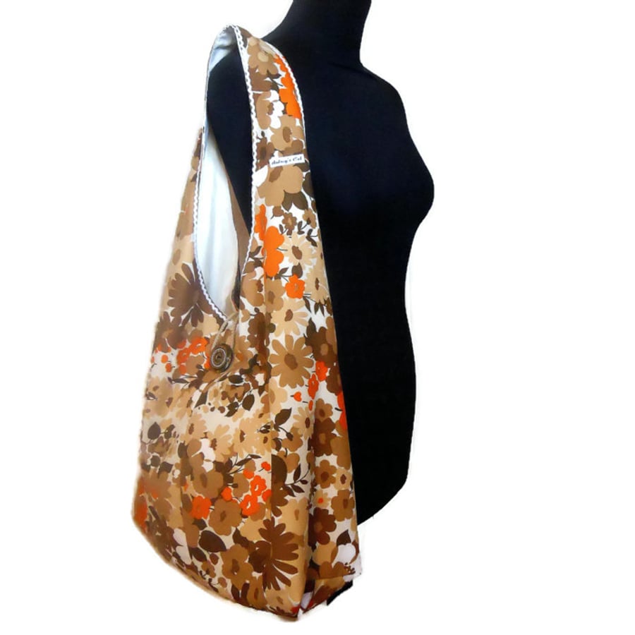 SALE Vintage Fabric ECO Boho bag